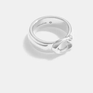 Coach Sculpted Tabby Signature Ring Size 8 No. CP325 Price Is Firm